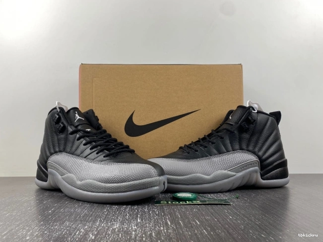 Rep TBkick Grey Black Jordan Wolf CT8013-019 12 Air 0705